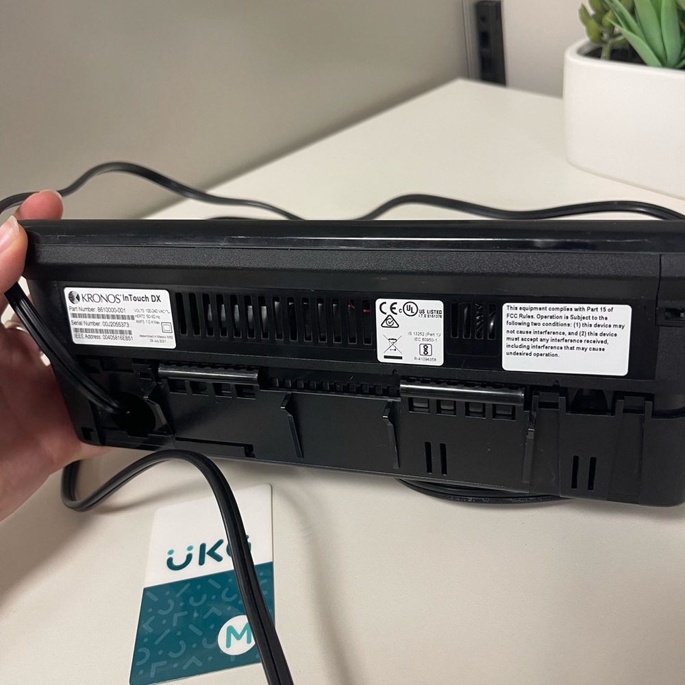 Kronos Intouch DX Timeclock - Picture 3 of 3